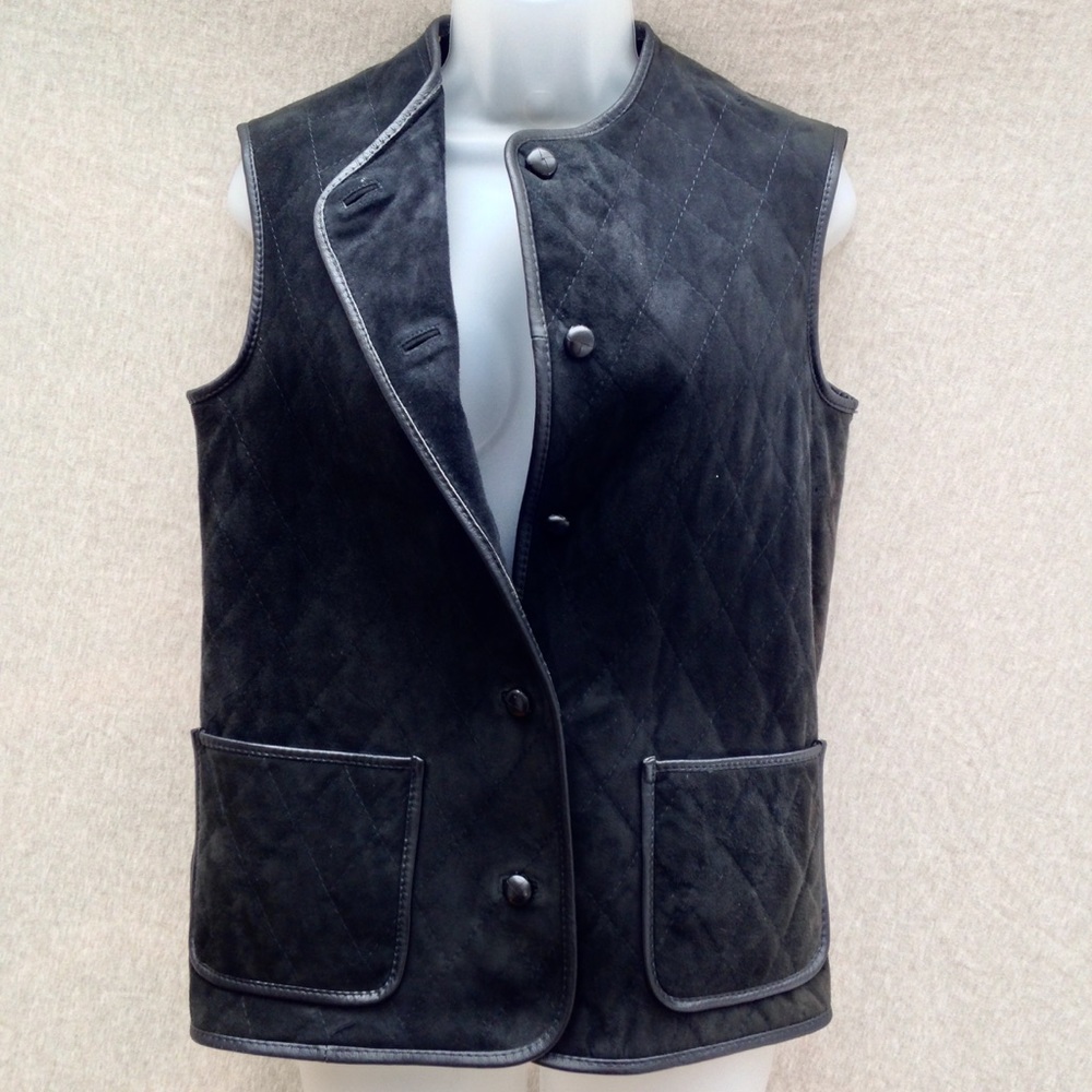 suede vest